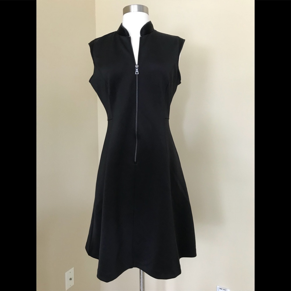 Elie Tahari Black Sporty Little Black Dress Zipper